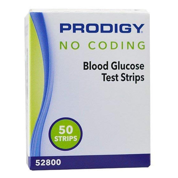 Prodigy® Blood Glucose Test Strips 50 Strips per Pack (843244_BX) 50/BX