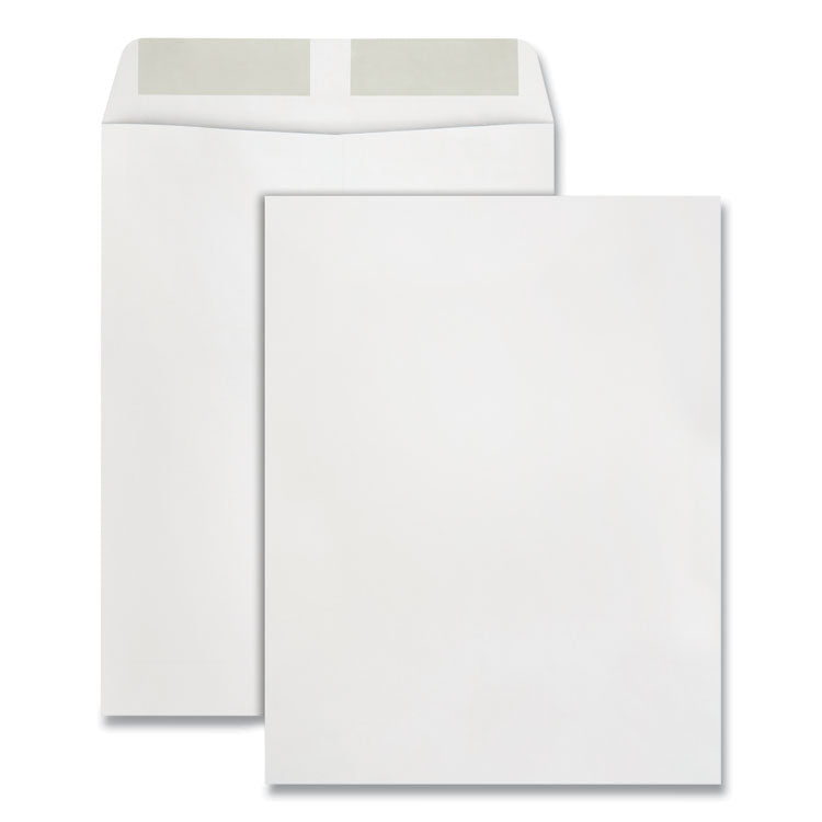 Quality Park™ Catalog Envelope, 28 lb Bond Weight Paper, #13 1/2, Square Flap, Gummed Closure, 10 x 13, White, 250/Box (QUA41689) Box of 250