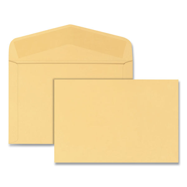 Quality Park™ Open-Side Booklet Envelope, #15, Hub Flap, Gummed Closure, 10 x 15, Manila, 100/Box (QUA54416) Box of 100