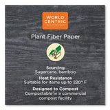 World Centric® No Tree Paper Bowls, 8 oz, 3.4" Diameter x 2.3"h, Natural, Sugarcane, 1,000/Carton (WORBOSU8) Case of 1,000
