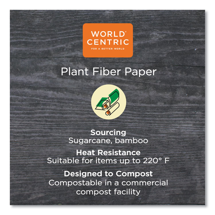 World Centric® No Tree Paper Bowls, 8 oz, 3.4" Diameter x 2.3"h, Natural, Sugarcane, 1,000/Carton (WORBOSU8) Case of 1,000