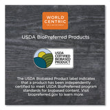 World Centric® Paper Hot Cups, 10 oz, White, 1,000/Carton (WORCUPA10) Case of 1000