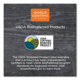World Centric® Fiber Lids for Fiber Containers, 7.8 x 10.1 x 0.5, Natural, Paper, 400/Carton (WORTRLSC10LF) Case of 400