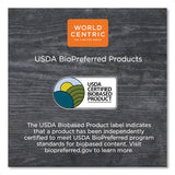 World Centric® Fiber Trays, PLA Lined, PFAS Free, 1-Compartment, 8.2 x 5.7 x 0.7, Natural, Paper, 500/Carton (WORTRSC2SLLF) Case of 500