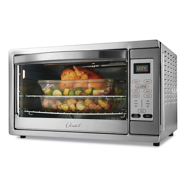 Oster® Extra Large Digital Countertop Oven, 21.65 x 19.2 x 12.91, Stainless Steel (OSRTSSTTVDGXL) Each