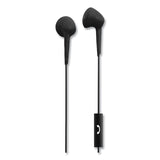 Maxell® Jelleez Earbuds, 4 ft Cord, Black (MAX191569) Each