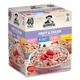 Quaker® Instant Oatmeal, Assorted Varieties, 1.05 oz Packet, 40/Box, Ships in 1-3 Business Days (GRR22001144)