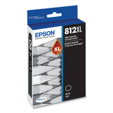 Epson® T812XL120-S (T812XL) DURABrite Ultra High-Yield Ink, 1,100 Page-Yield, Black (EPST812XL120S) Each