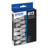 Epson® T812120-S (T812) DURABrite Ultra Ink, 350 Page-Yield, Black (EPST812120S) Each