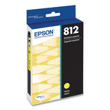 Epson® T812420-S (T812) DURABrite Ultra Ink, 300 Page-Yield, Yellow (EPST812420S) Each