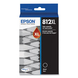 Epson® T812XL120-S (T812XL) DURABrite Ultra High-Yield Ink, 1,100 Page-Yield, Black (EPST812XL120S) Each