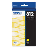 Epson® T812420-S (T812) DURABrite Ultra Ink, 300 Page-Yield, Yellow (EPST812420S) Each