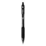 Zebra® Z-Grip Ballpoint Pen, Retractable, Medium 0.7 mm, Black Ink, Clear/Black Barrel, 30/Pack (ZEB25130)