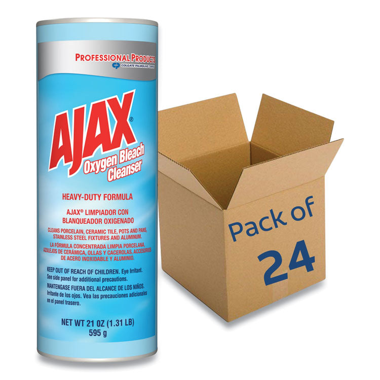 Ajax® Oxygen Bleach Powder Cleanser, 21oz Can, 24/Carton (CPC14278CT) Case of 24