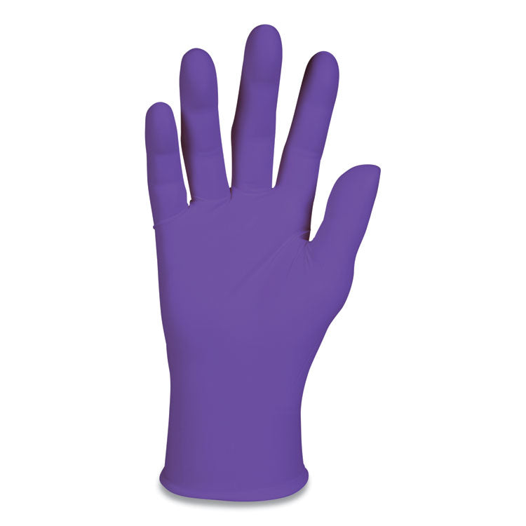 Kimtech™ PURPLE NITRILE Exam Gloves, 242 mm Length, Large, Purple, 100/Box (KCC55083) Box of 100