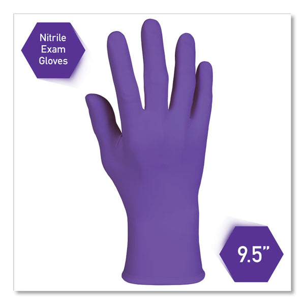 Kimtech™ PURPLE NITRILE Exam Gloves, 242 mm Length, Large, Purple, 1,000/Carton (KCC55083CT)