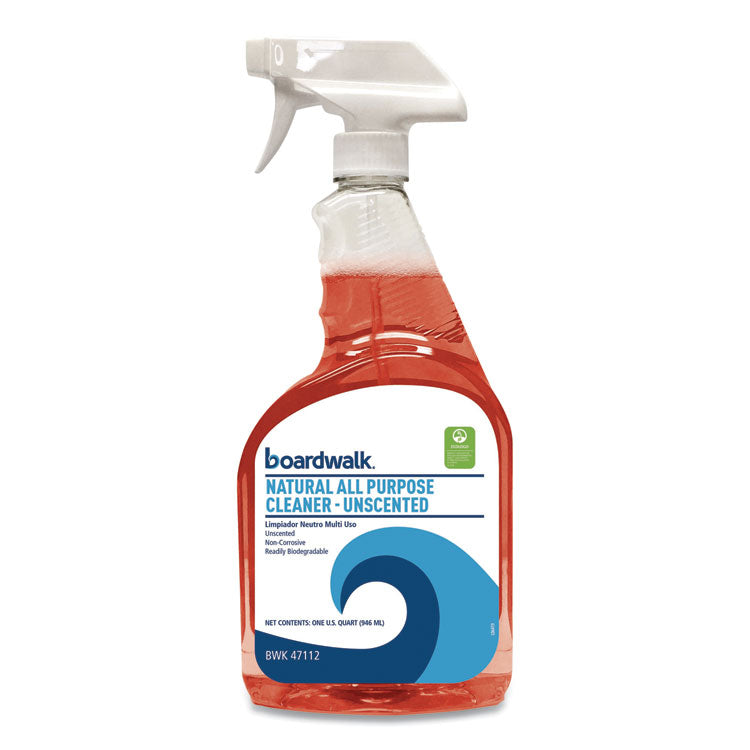 Boardwalk® All-Natural Bathroom Cleaner, 32 oz Spray Bottle, 12/Carton (BWK47712)