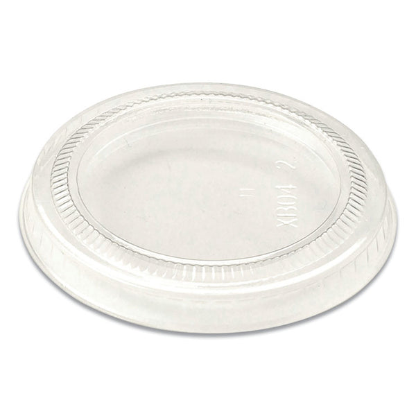 World Centric® PLA Lids for Fiber Cups, 2.6" Diameter x 0.3"h, Clear, Plastic, 2,000/Carton (WORCPLCS2S) Case of 2000