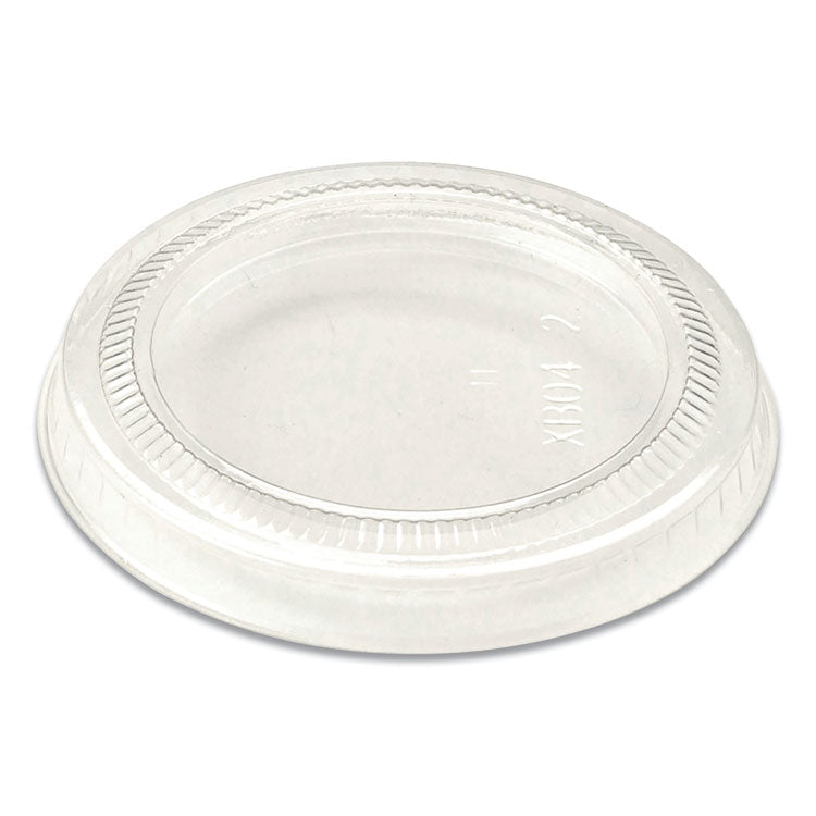 World Centric® PLA Lids for Fiber Cups, 2.6" Diameter x 0.3"h, Clear, Plastic, 2,000/Carton (WORCPLCS2S) Case of 2000