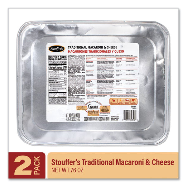 Stouffer's® Traditional Baked Macaroni and Cheese, 76 oz Tray, 2/Pack, Ships in 1-3 Business Days (GRR60300014)