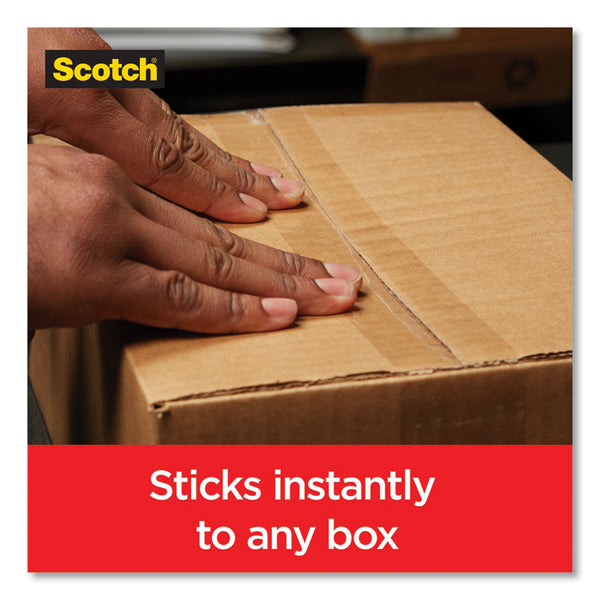 Scotch® Box Lock Shipping Packaging Tape with Dispenser, 3" Core, 1.88" x 54.6 yds, Clear, 4/Pack (MMM39504RD)