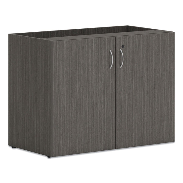 HON® Mod Storage Cabinet, 36w x 20d x 29h, Slate Teak (HONPLSC3620LS1)