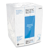 Georgia Pacific® Professional Pacific Blue Select Disposable Patient Care Washcloths, 1-Ply, 10 x 13, Unscented, White, 55/Pack, 24 Packs/Carton (GPC29506) Case of 1320