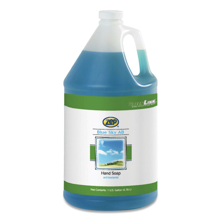 Zep® Blue Sky AB Antibacterial Foam Hand Soap, Clean Open Air, 1 gal Bottle, 4/Carton (ZPP332124) Case of 4