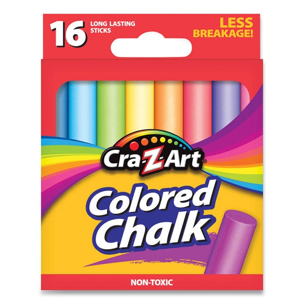 Cra-Z-Art® Colored Chalk, Assorted Colors, 16/Pack (CZA1080148) Pack of 16