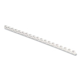 Fellowes® Plastic Comb Bindings, 5/16" Diameter, 40 Sheet Capacity, White, 100/Pack (FEL52508)
