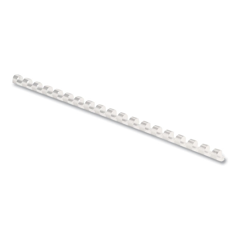 Fellowes® Plastic Comb Bindings, 5/16" Diameter, 40 Sheet Capacity, White, 100/Pack (FEL52508)