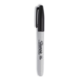 Sharpie® Fine Tip Permanent Marker, Canister, Black, 36/Pack (SAN35010) 1 Display Box