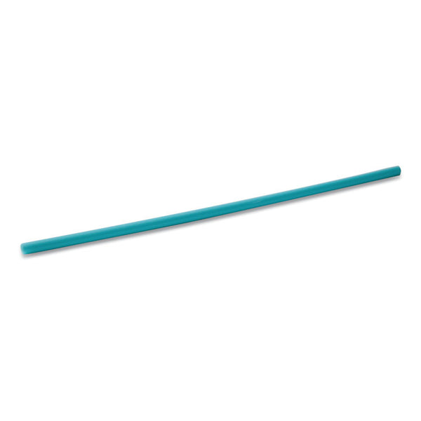 phade™ Marine Biodegradable Straws, 7.75", PHA, Ocean Blue, Wrapped, 375/Box, 10 Boxes/Carton (CAR511167) Case of 3750