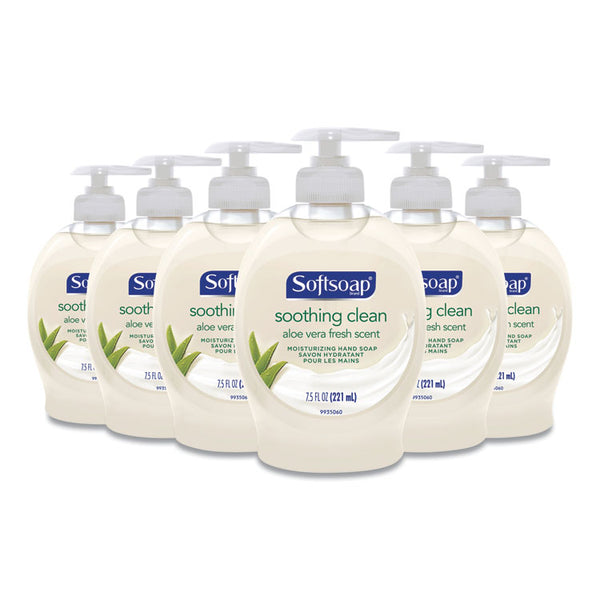 Softsoap® Moisturizing Hand Soap, Aloe, 7.5 oz Bottle, 6/Carton (CPC45634)