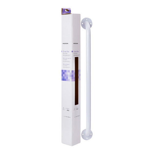 McKesson Wall Grab Bar White Steel (1065238_EA) 1/EA