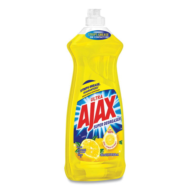 Ajax® Dish Detergent, Lemon Scent, 28 oz Bottle, 9/Carton (CPC44673) Case of 9