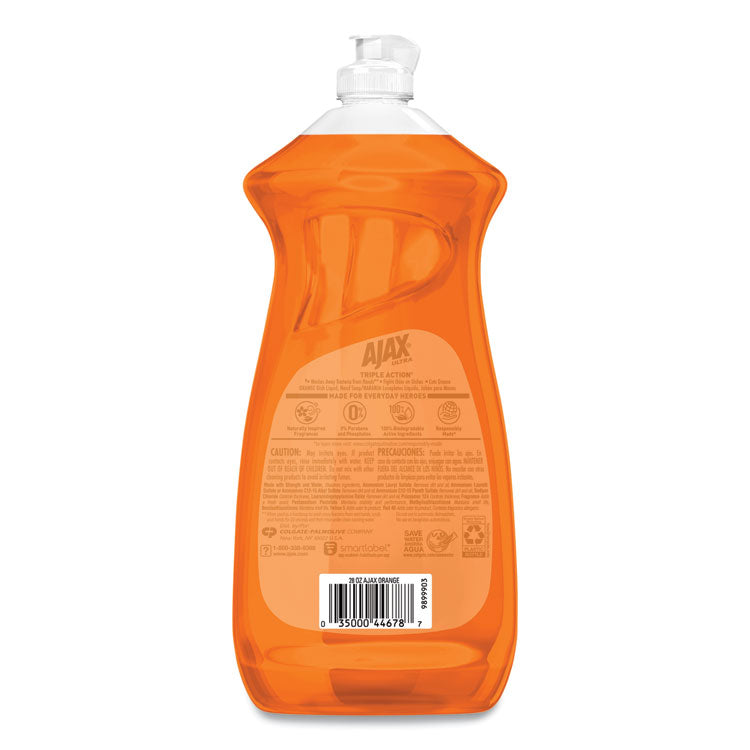 Ajax® Dish Detergent, Liquid, Orange Scent, 28 oz Bottle, 9/Carton (CPC44678CT) Case of 9