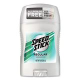 Speed Stick® Deodorant, Regular Scent, 1.8 oz, White, 12/Carton (CPC94020)