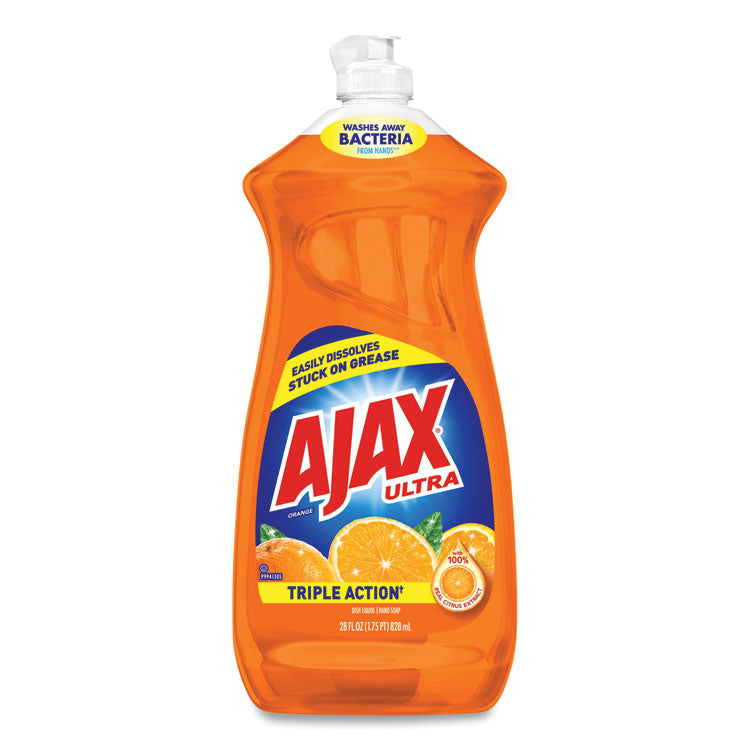 Ajax® Dish Detergent, Liquid, Orange Scent, 28 oz Bottle, 9/Carton (CPC44678CT) Case of 9