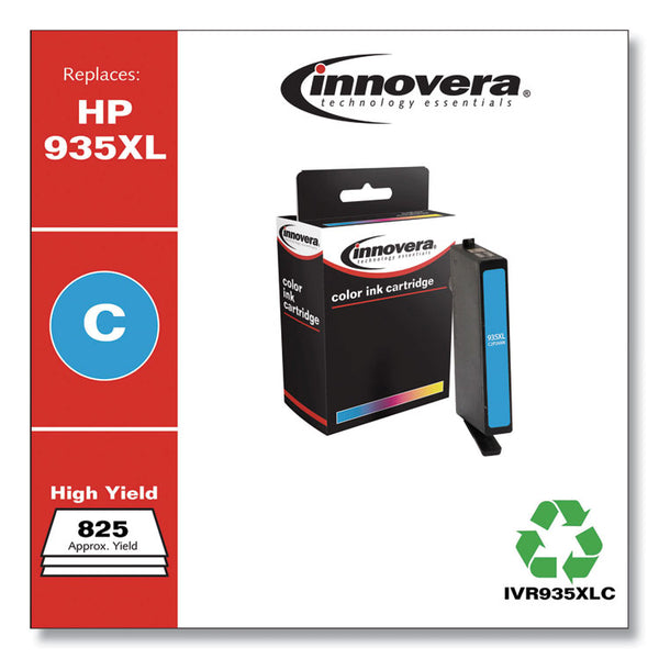 Innovera® Remanufactured Cyan Ink, Replacement for 935 (C2P20AN), 400 Page-Yield, Ships in 1-3 Business Days (IVR935C)