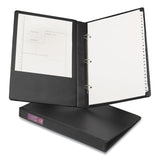 Avery® Legal Durable Non-View Binder with Round Rings, 3 Rings, 1" Capacity, 14 x 8.5, Black, (6400) (AVE06400) Each