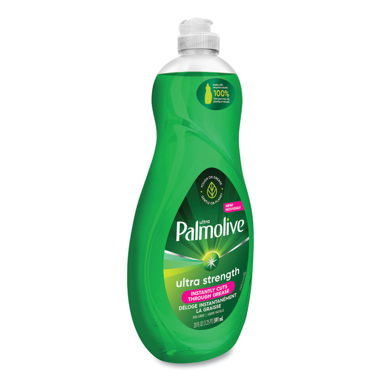 Ultra Palmolive® Dishwashing Liquid, Ultra Strength, Original Scent, 20 oz Bottle, 9/Ctn (CPC45118) Case of 9