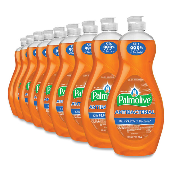 Palmolive® Ultra Antibacterial Dishwashing Liquid, 20 oz Bottle, 9/Carton (CPC45038)