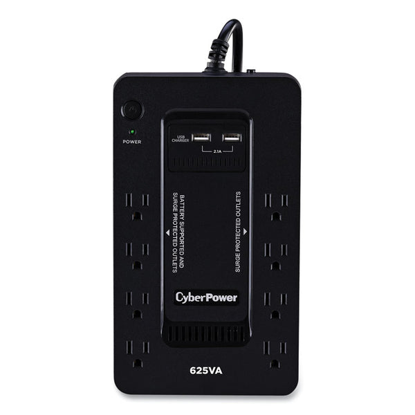 CyberPower® ST625U Standby UPS Battery Backup, 8 Outlets, 625 VA, 890 J (CYPST625U)