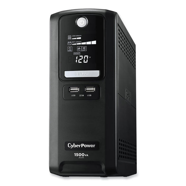 CyberPower® LX1500GU UPS Battery Backup, 10 Outlets, 1,500 VA, 890 J (CYPLX1500GU)