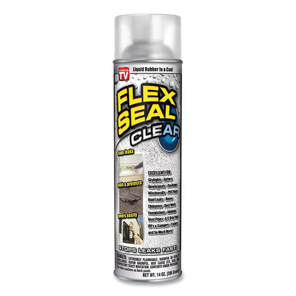 Flex Seal Liquid Rubber Sealant Coating Spray, 14 oz Spray, Clear (FSGFSCL20) Each