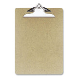 Officemate Recycled Hardboard Clipboard, 1" Clip Capacity, Holds 8.5 x 11 Sheets, Brown, 3/Pack (OIC8350583130) Pack of 3