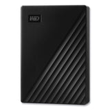 WD MY PASSPORT External Hard Drive, 4 TB, USB 3.2, Black (WDCBPKJ0040BBK) Each