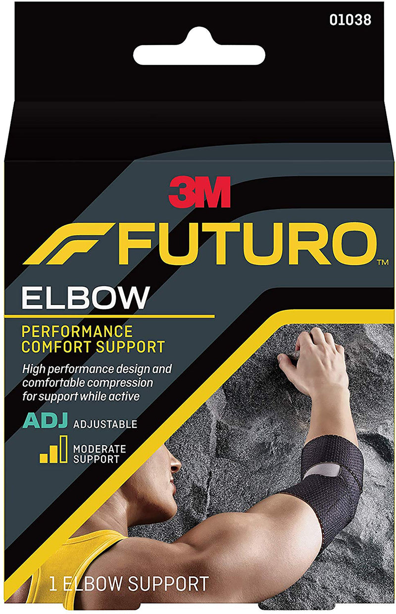 3M™ Futuro™ Elbow Support One Size Fits Most Left or Right Elbow Black (971882_EA) 1/EA