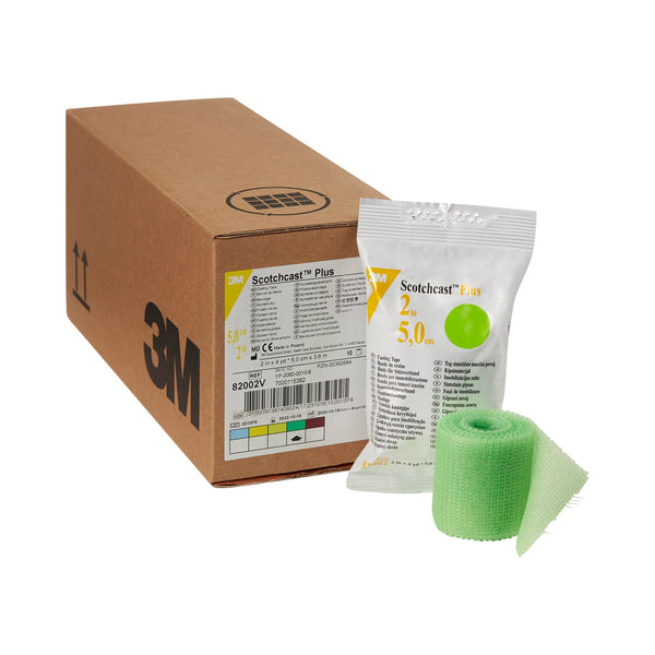 3M™ Scotchcast™ Plus Cast Tape 2 Inch X 12 Foot Fiberglass / Resin Bright Green (199241_EA) 1/EA